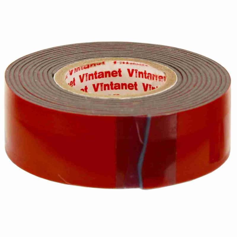 Клейкая лента монтажная сверхсил.двустор.1146 Vintanet,черная,19 мм х 1,5 м