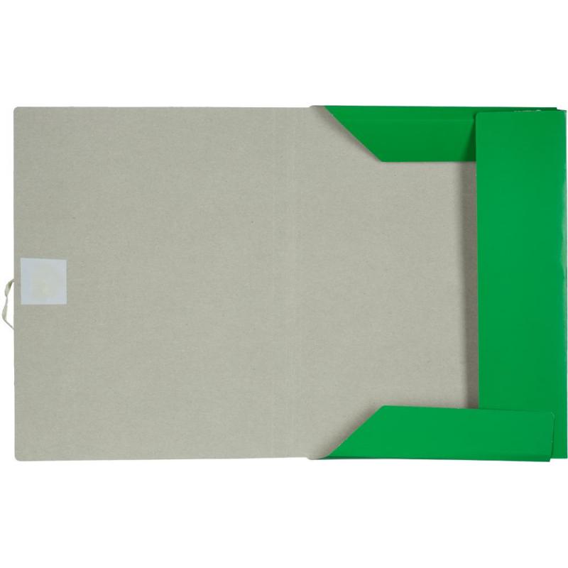 Папка с завязками Дело 300гр/м2 мелованный 4 цвета, 20 шт/уп