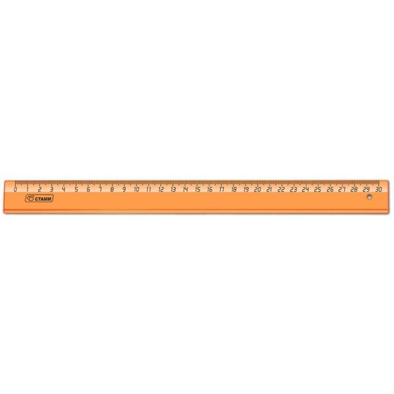 Линейка 30см прозр.   NEON Cristal цвет ассорти  ЛН-32