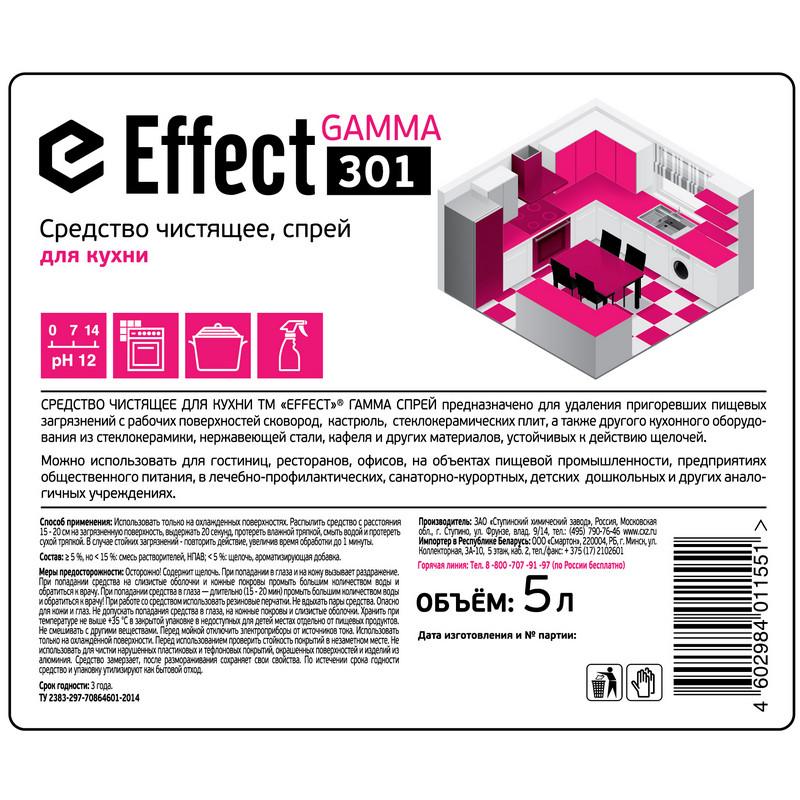 Профхим д/кухни щел чистящ, антижир Effect/GAMMA 301, 5л