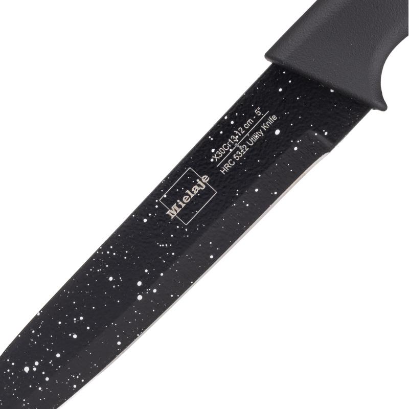 Нож кухонный Santoku 12,5 см. рукоять Soft Touch, Mielaje 81212