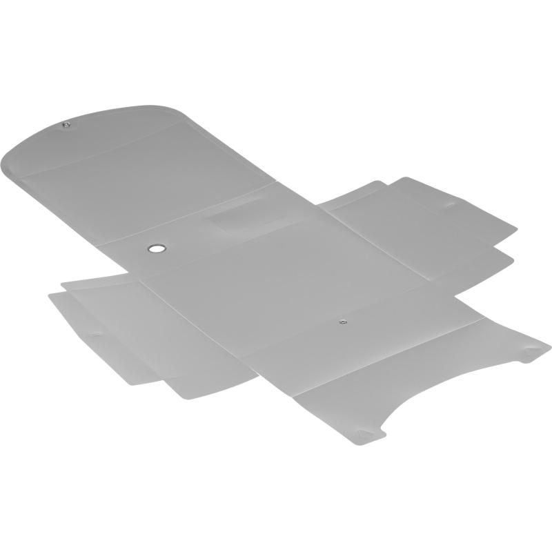 Короб архивный на кнопке Attache 120 мм пластик, серый песок