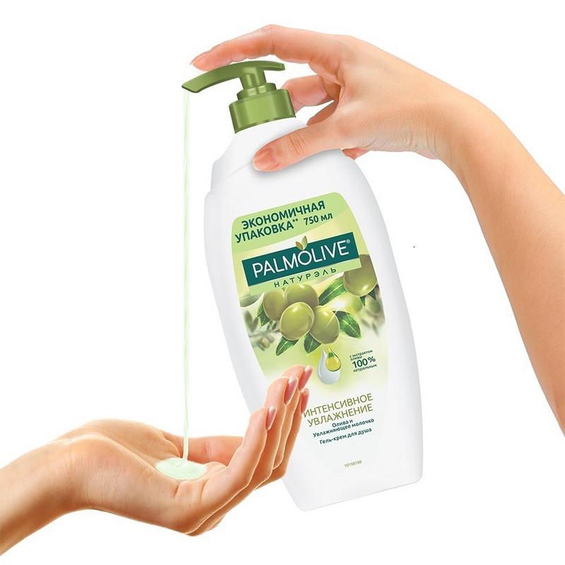 Гель для душа Palmolive Интенсивное увлажнение Олива и Увлаж молочко 750мл
