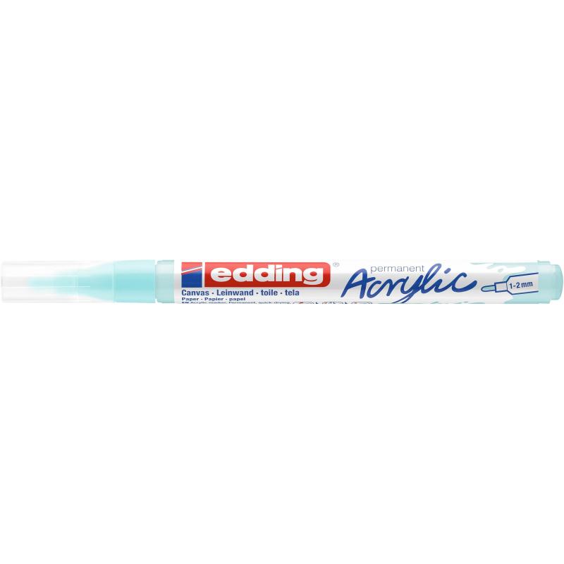 Маркер акриловый Edding 5300/916.кругл.1-2 мм.Пастельн.голубой/Pastelblue