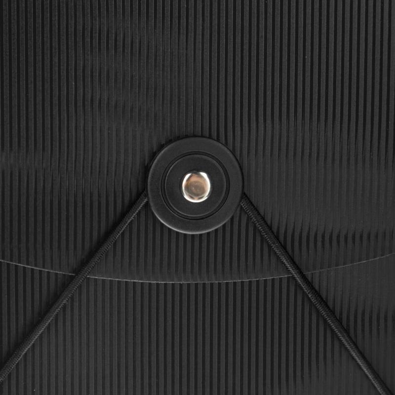 Портфель-картотека Комус на резинке 12 отд. А4, черный