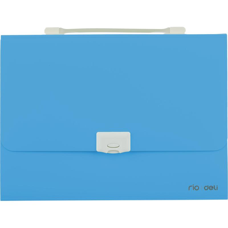 Папка органайзер Deli Rio, А4, 7 отдел., цвет в асс, E38125