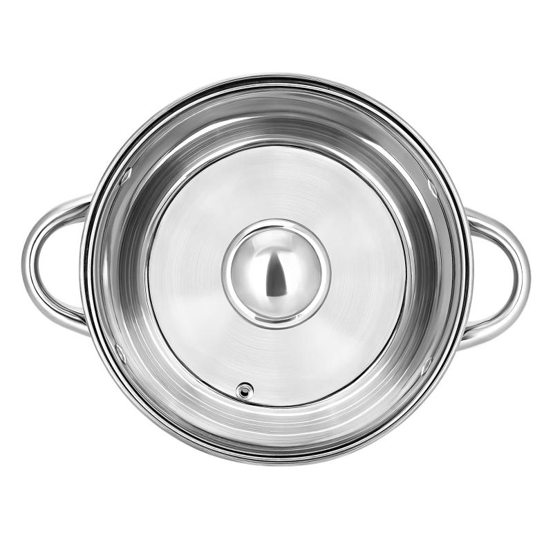 Кастрюля нерж Greta 2,5л , D=19cм, GS02253