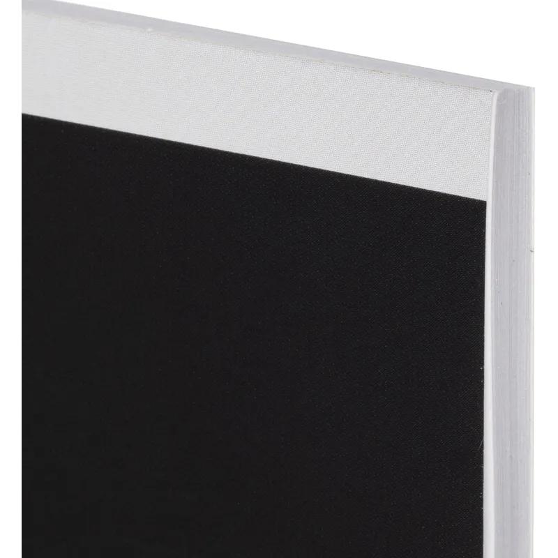 Альбом для рисования Комус Класс Black Steel А4,40л,скрепка,в асс,2шт/уп