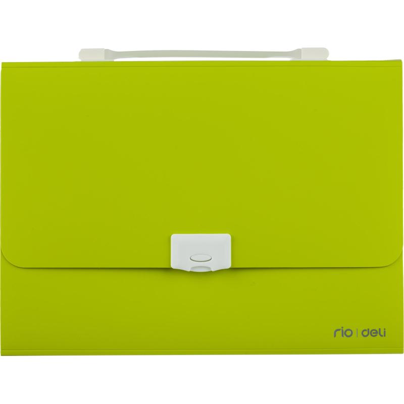 Папка органайзер Deli Rio, А4, 7 отдел., цвет в асс, E38125