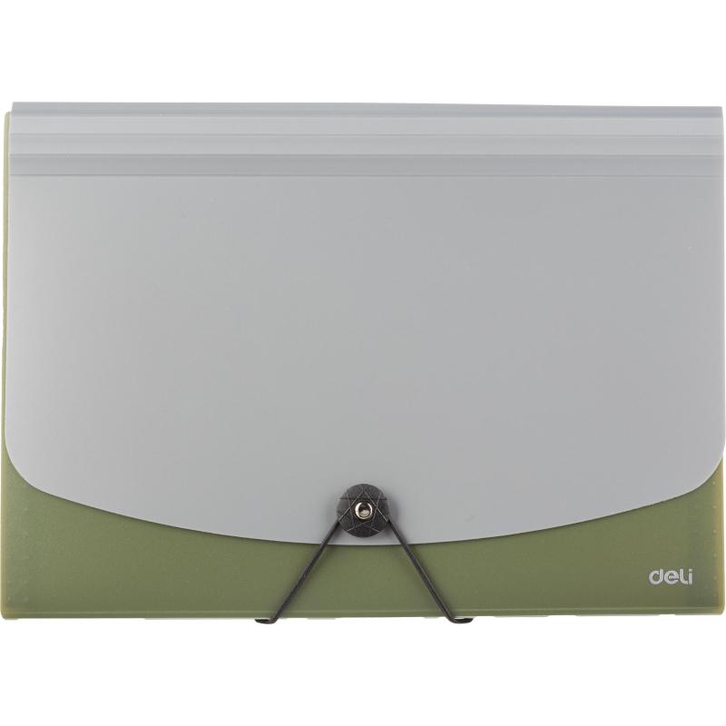 Папка органайзер Deli, А4, 7отдел, окошко, цвет в асс,E38151