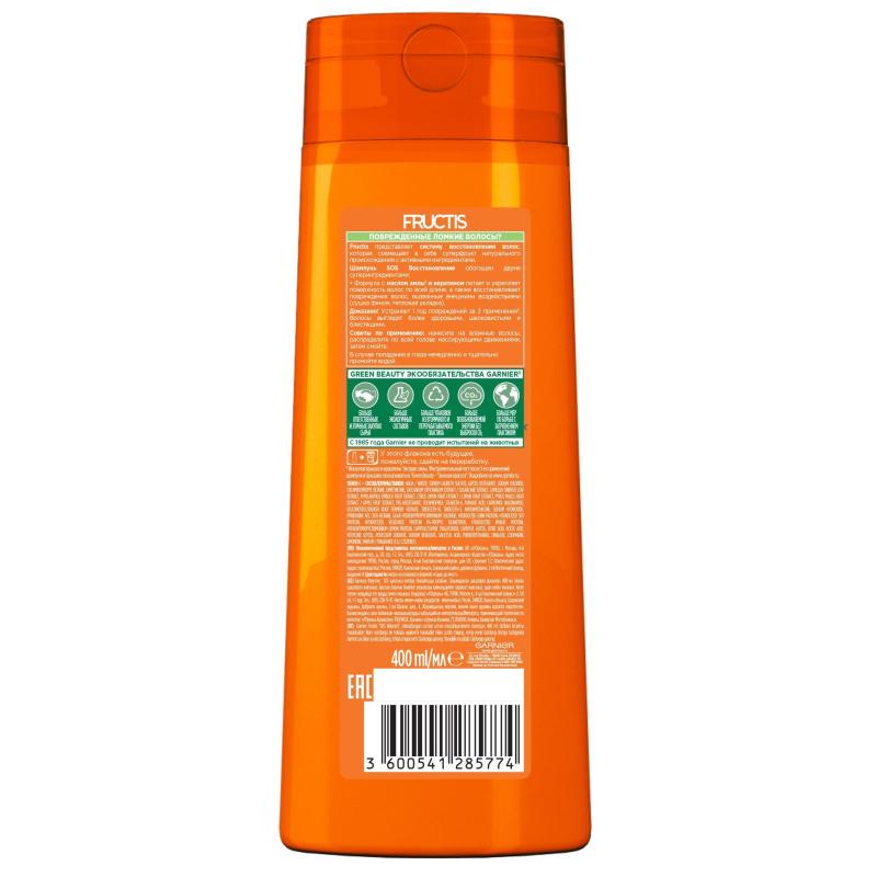 Шампунь для волос  Garnier ФРУКТИС SOS ВОССТ-ИЕ 400мл