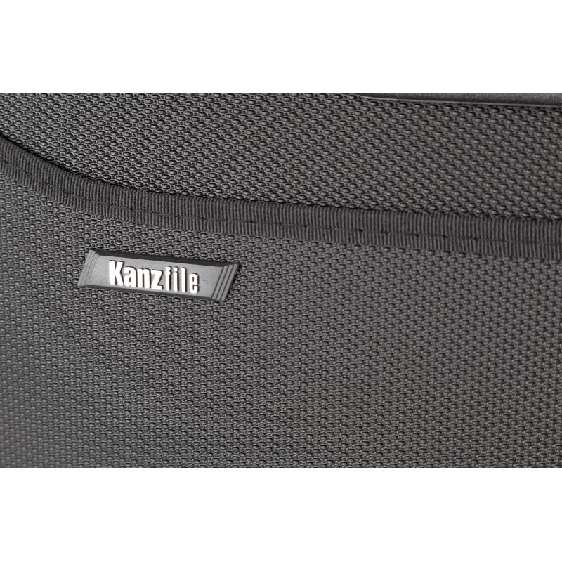 Папка-портфель пласт на 4 отд А4+ 390x320, усилен. ручка, черн