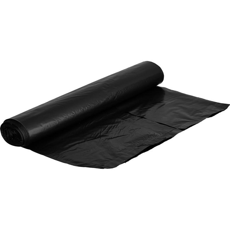 Мешки для мусора ПВД 120л 40мкм 10шт/рул черные 70х110см_Green Pack