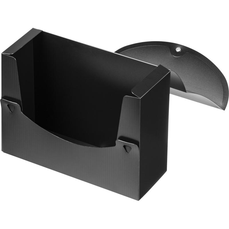 Короб архивный на кнопке Attache 120 мм пластик,черная полоска