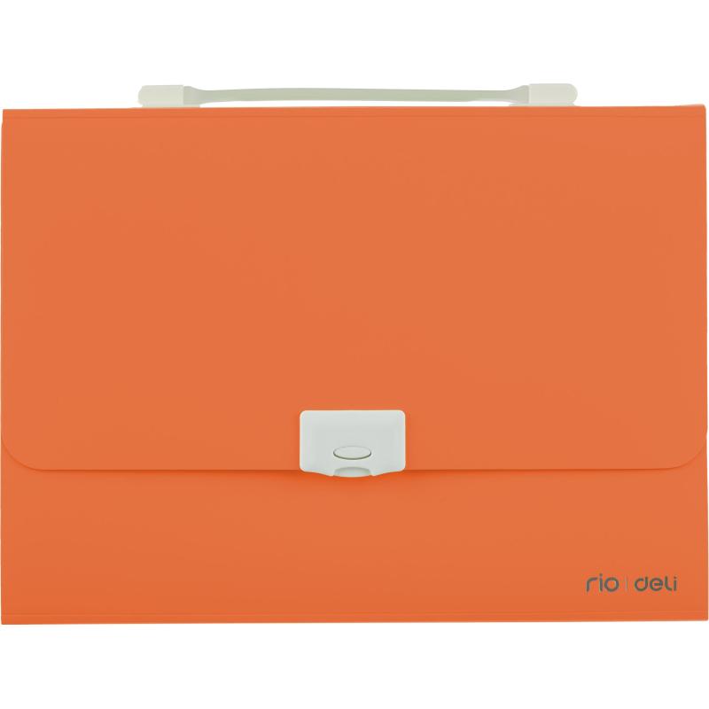 Папка органайзер Deli Rio, А4, 7 отдел., цвет в асс, E38125