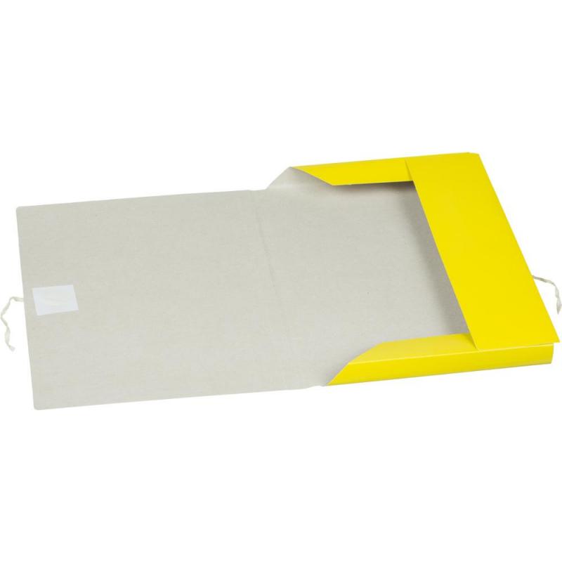 Папка с завязками Дело 300гр/м2 мелованный 4 цвета, 20 шт/уп