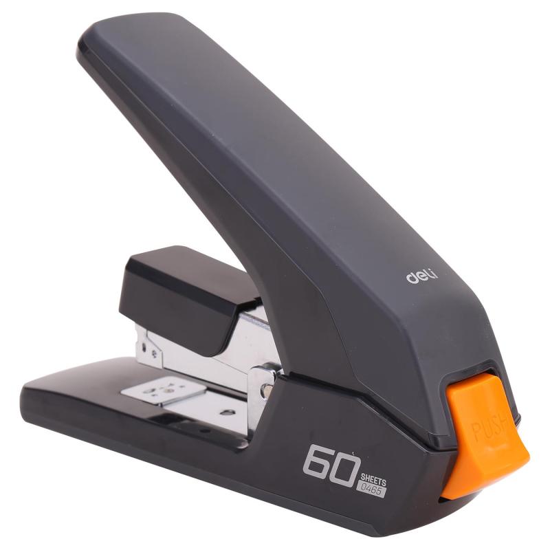 Степлер Deli E0465BLACK Expert 24/6 26/6 23/6 23/8 23/10(60л)сниж усил черн