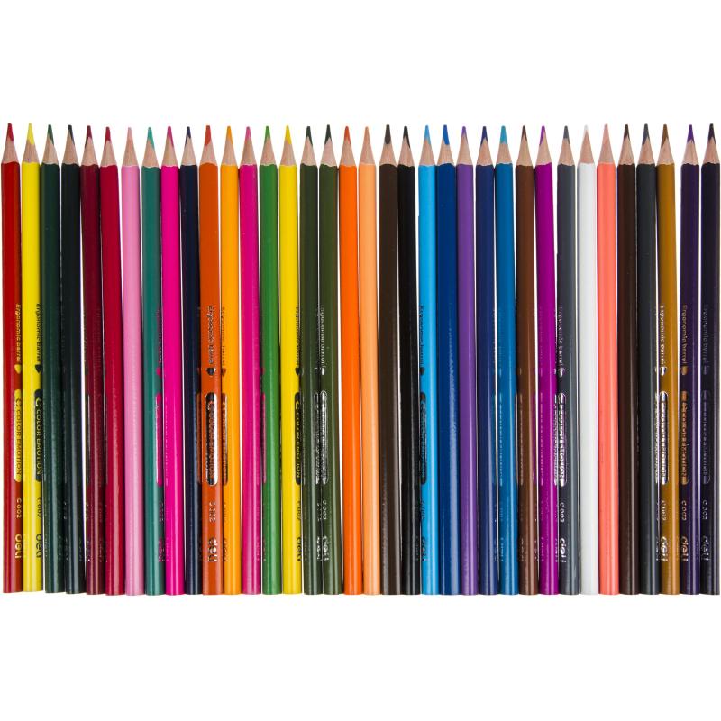 Карандаши цветные Deli Color Emotion EC00230 3-гран. липа 36цв/наб