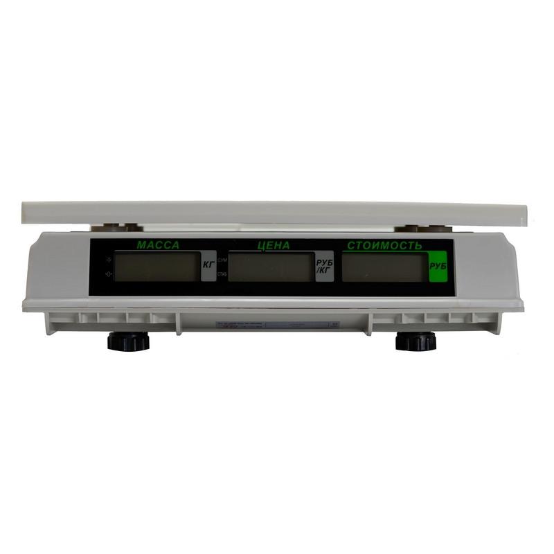 Весы торговые настольные M-ER 326AC-15.2 Slim, LCD, белые_3040