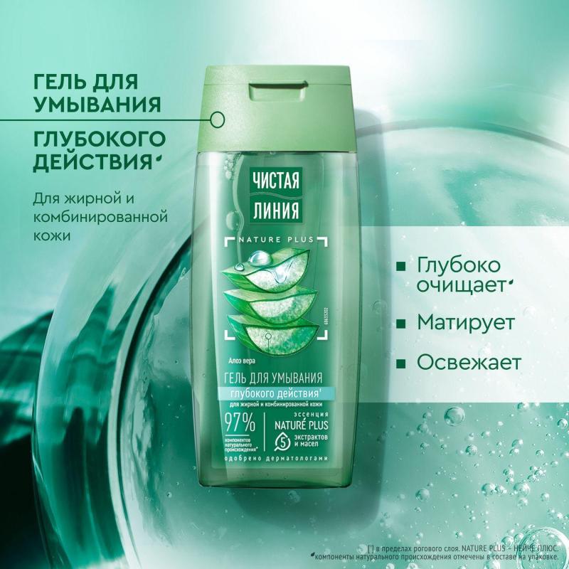 Подарочный набор Чистая линия Ежедневный уход,100+ 100мл жен