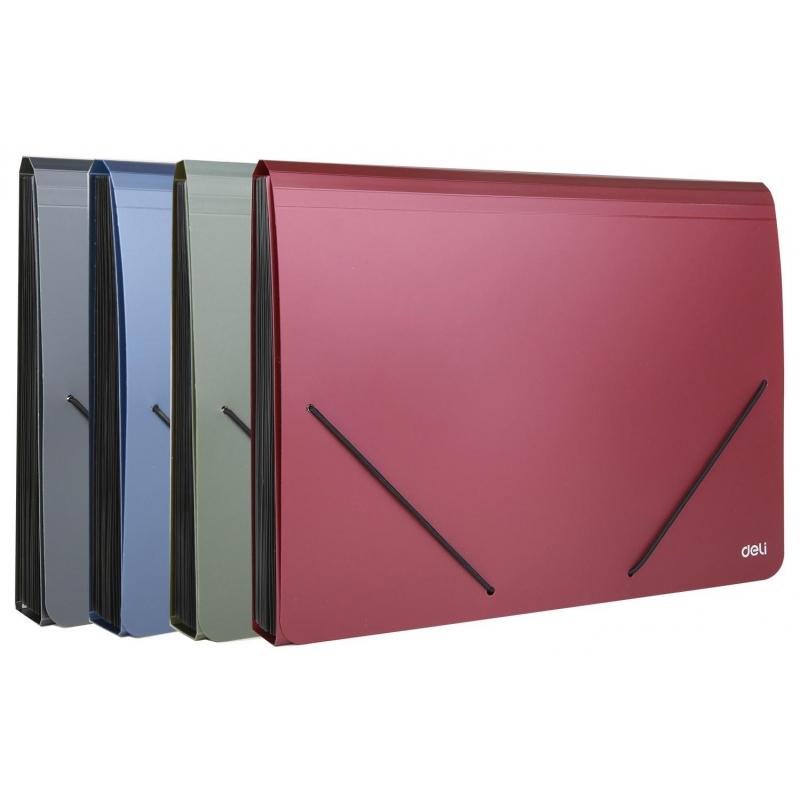 Папка органайзер Start на резин горизонтА4 13отд РР 0,75мм в ассортим E5551