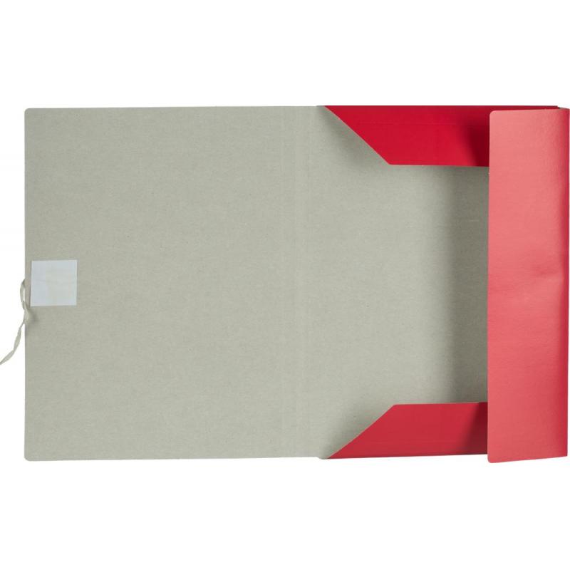 Папка с завязками Дело 300гр/м2 мелованный 4 цвета, 20 шт/уп