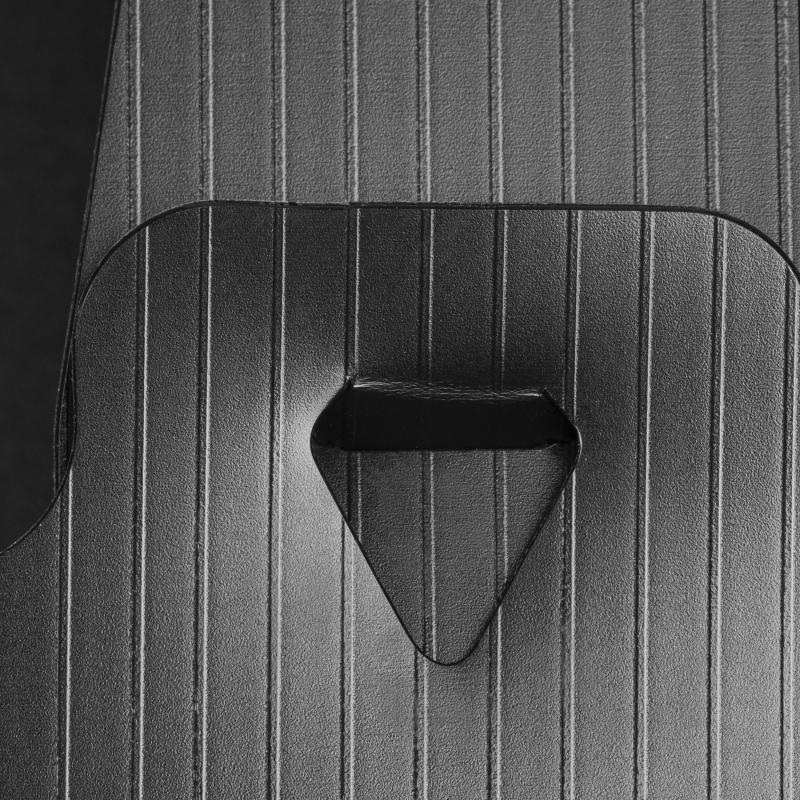 Короб архивный на кнопке Attache 120 мм пластик,черная полоска