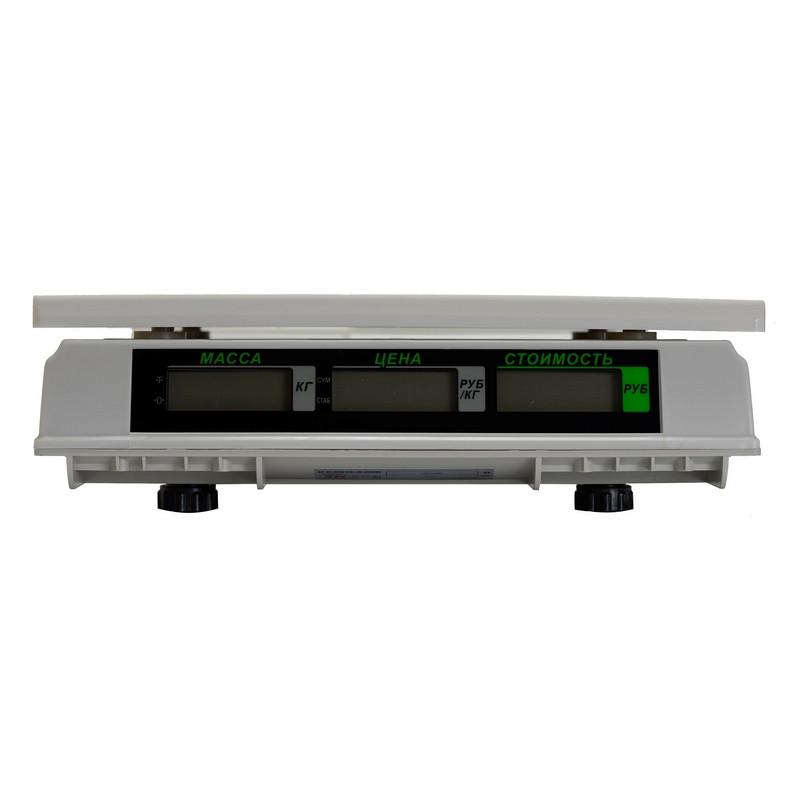 Весы торговые настольные M-ER 326AC-32.5 Slim, LCD, белые_3041