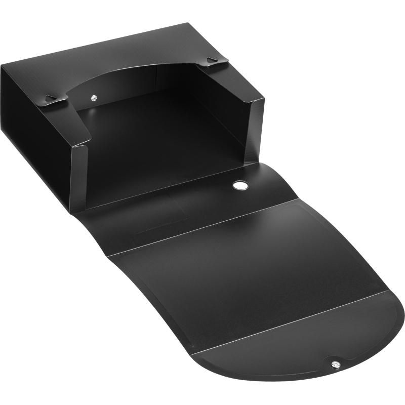 Короб архивный на кнопке Attache 120 мм пластик,черная полоска