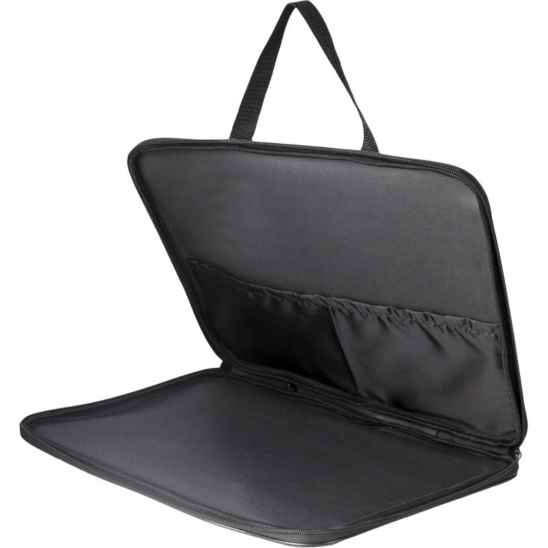 Папка-портфель А4 ручка из тесьмы 1426260 черный  /1Ш421_6260