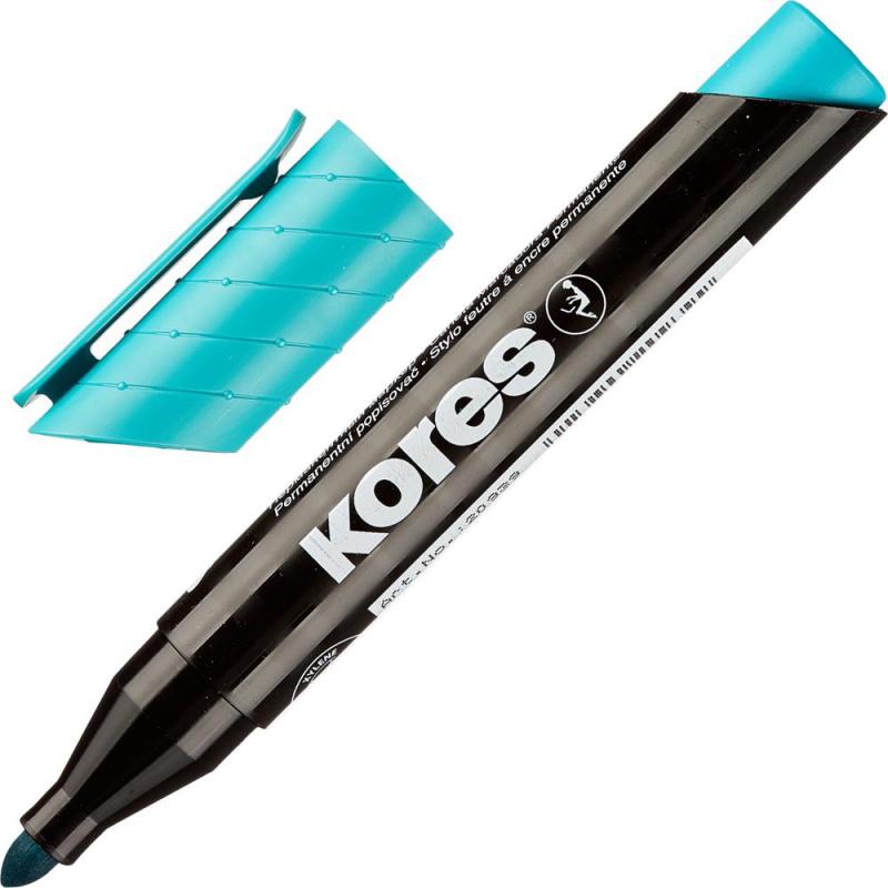 Маркер перманентный KORES набор 6 цв. 1,5-3 мм круглый наконечник '20902