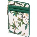Картхолдер на молнии  flora.олива, 11.5 x 0,7 x 7,5 см 14-096/04