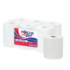 Полотенца бумажные д/дисп Focus ExtraQuick 1сл 200м6рул/уп_5043330/50202354