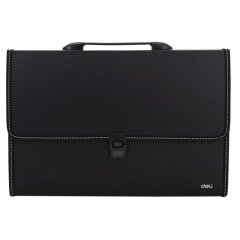 Папка-портфель Deli, А4+, 13 отдел, цвет в асс EB40602