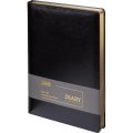 Ежедневник недатированный Attache А4 160л иск.кожа чёрный (золотистый срез)