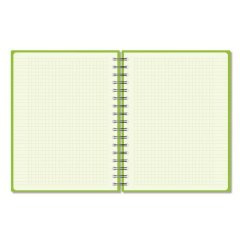 Бизнес-тетрадь А5,96л,кл,спир,пластик,тон.бл. Attache Bright colours Лайм