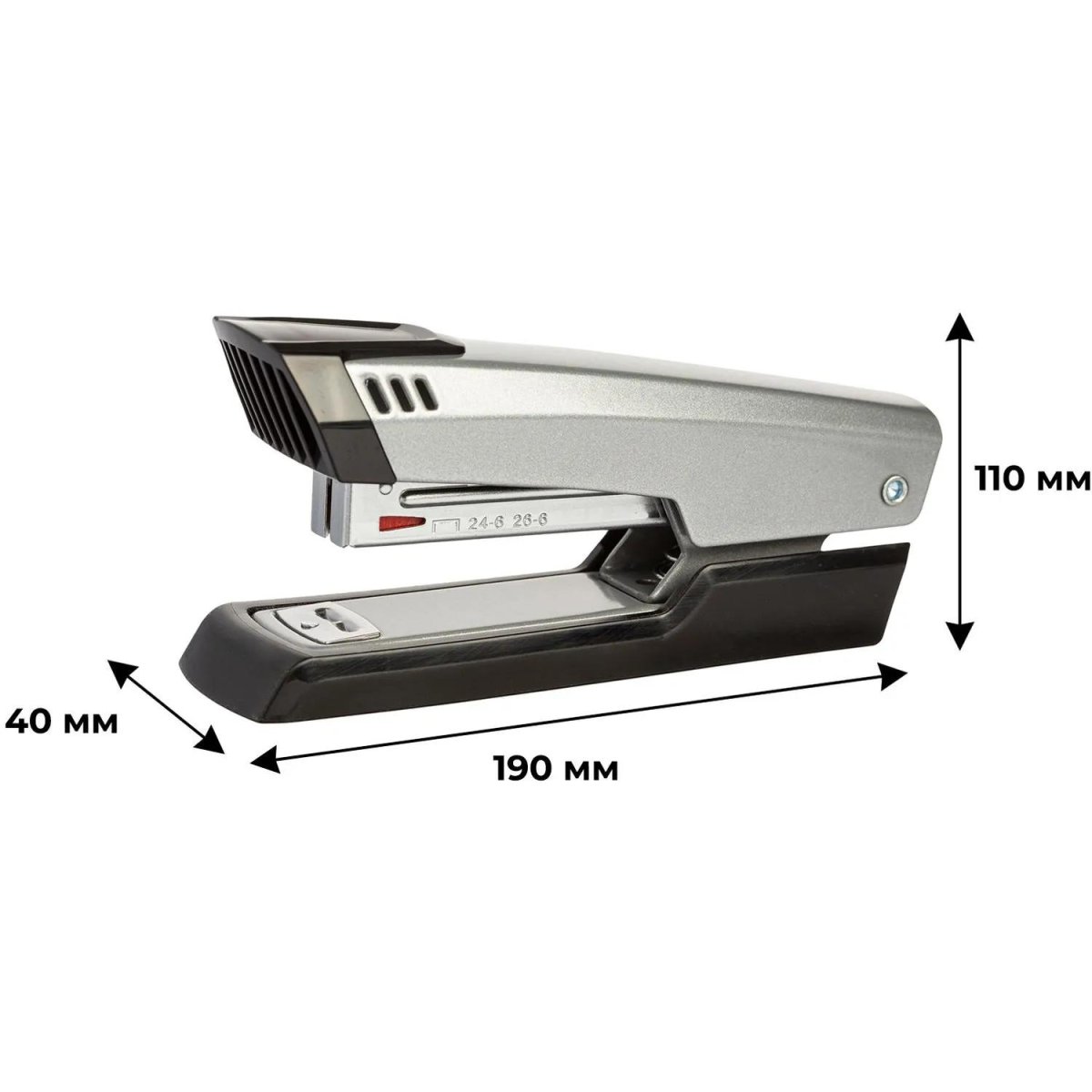 Степлер Maped UNIVERSAL METAL до25л,№24/6-26/6,антист,400скоб,ассорти,39200