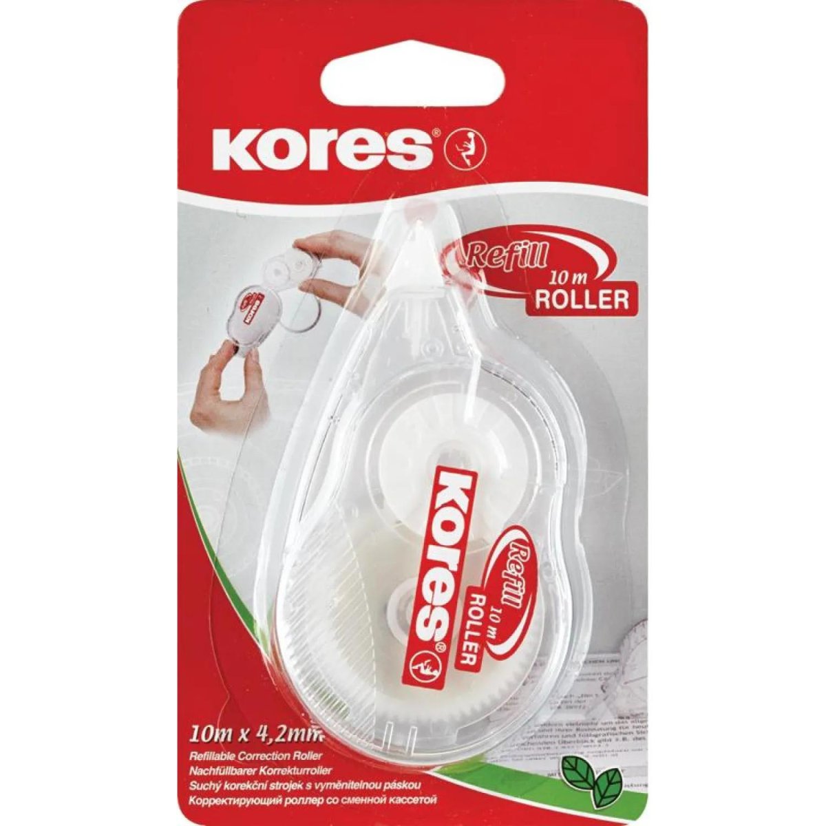 Корректирующая лента 4,2мм х 10м с возм.замены ленты KORES 84424.02