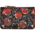 Картхолдер на молнии  flora.гранат, 11.5 x 0,7 x 7,5 см 14-096/03
