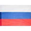 Флаг РФ 90x135см полиэфирный шелк с влагостойкой пропиткой уличный 70 мг