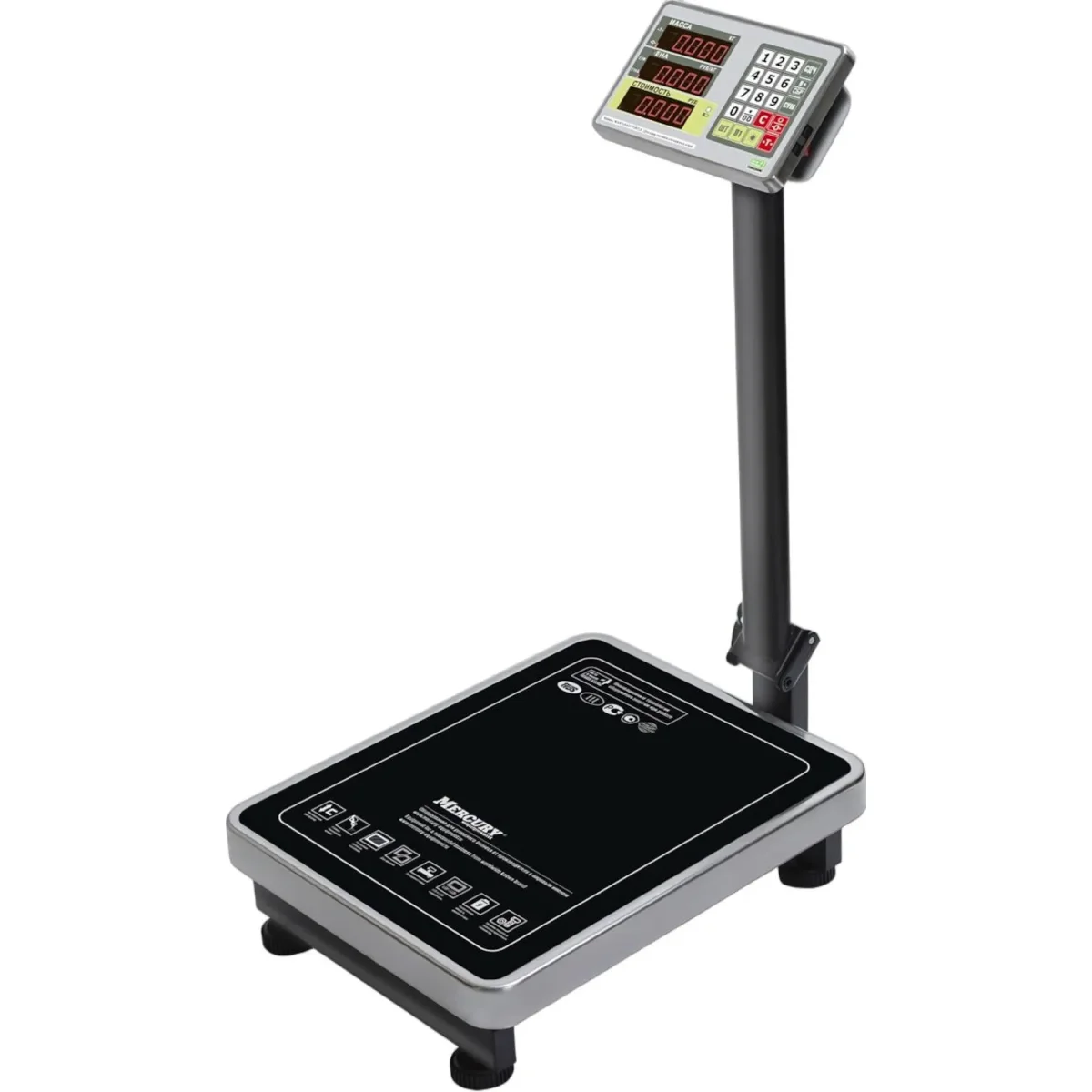 Весы торговые напольные M-ER 335ACLP-150.20 TURTLE,LED с расч. стоим_3118