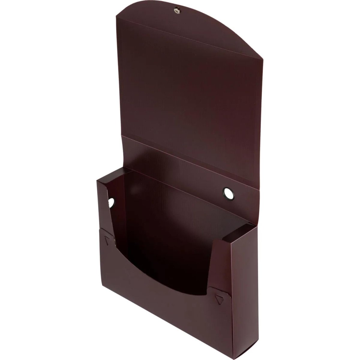 Короб архивный на кнопке Attache 70 мм пластик,бордовый песок