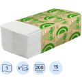 Полотенца бумажные д/дисп FocusEco 1сл 200л 15пач/уп_5083743/50202904_п/э