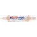 Маркер акриловый двусторонний 3D Edding 5400/255. Телесный/Warm beige
