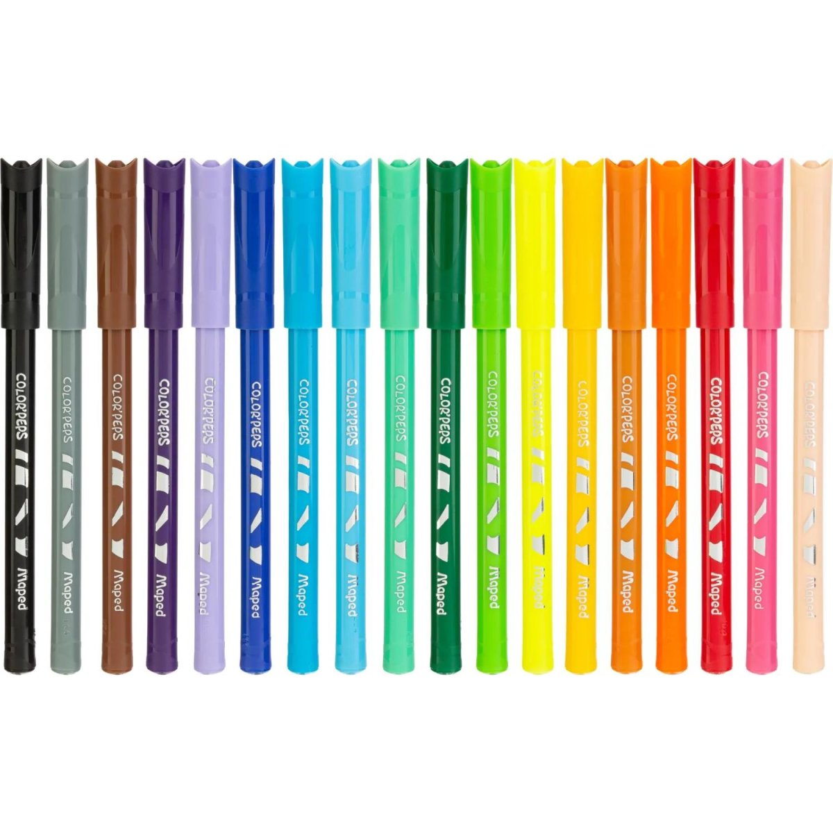 Фломастеры Maped COLOR'PEPS OCEAN,супер-смываемые,18цв/наб,845721