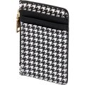 Картхолдер на молнии  black&white.модный паттерн,11.5x0,7x7,5см 14-096/05