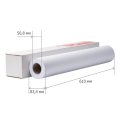 Бумага широкоформатная Комус Bright white 80г 610ммх30м 50,8мм