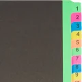 Разделитель листов с индексами Attache , А4,цифровой 1-31 , картон