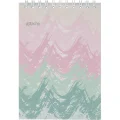 Блокнот А6,60л,кл,греб.верх,обл.мат.лам. Attache Selection Pastel Волны
