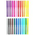 Фломастеры набор Deli ColoRun вентилир. 24цв.пакет с европодвес., EC10023